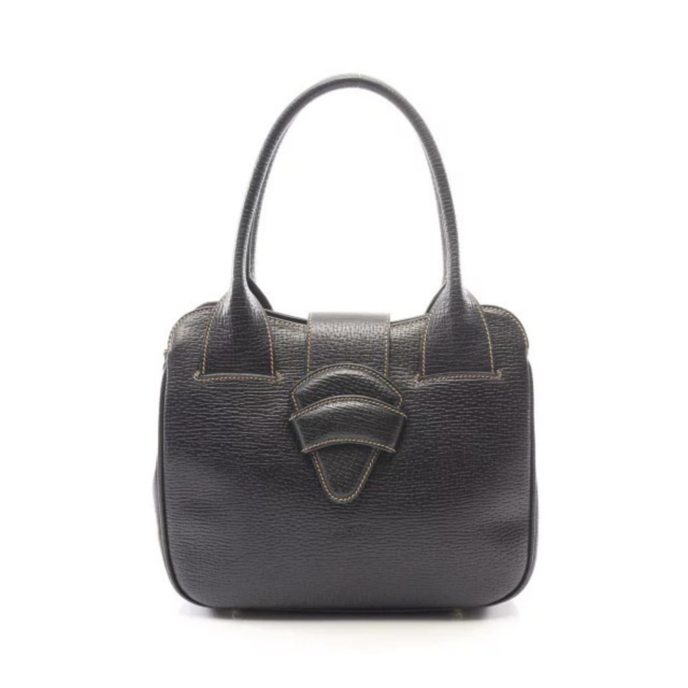 Loewe Barcelona Shoulder Bag Leather Black